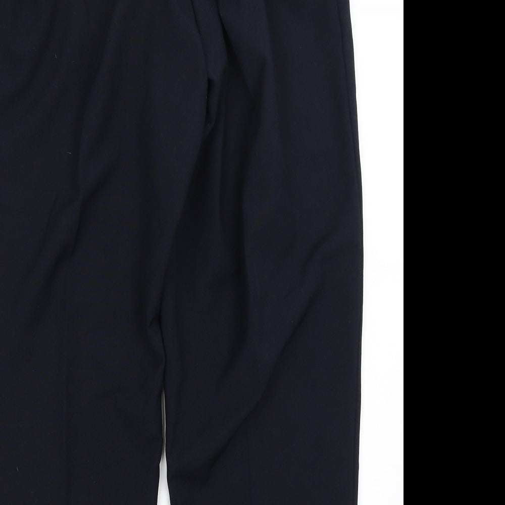 Womens UK Size 20 Preworn Regular Fit  Blue Trousers