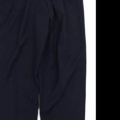 Womens UK Size 20 Preworn Regular Fit  Blue Trousers