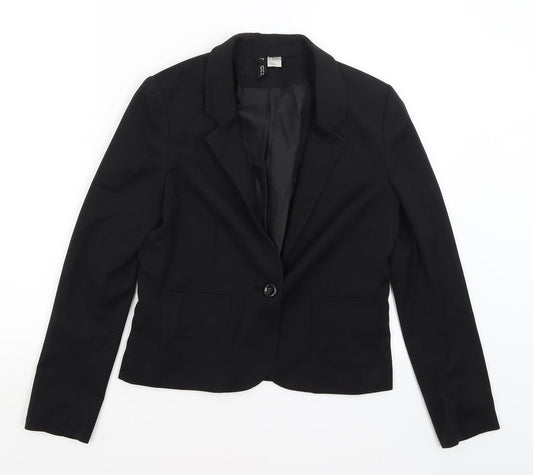 H&M Womens Black   Jacket Blazer Size 10