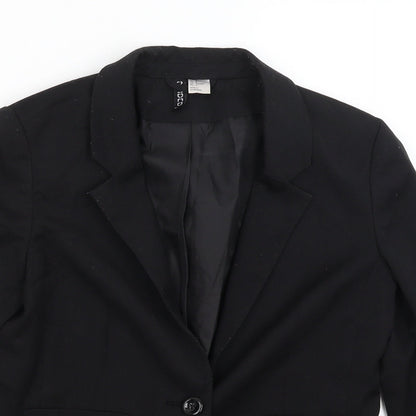 H&M Womens Black   Jacket Blazer Size 10
