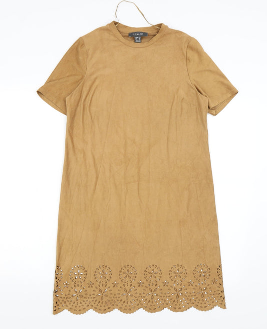 Primark Womens Brown   A-Line  Size 8
