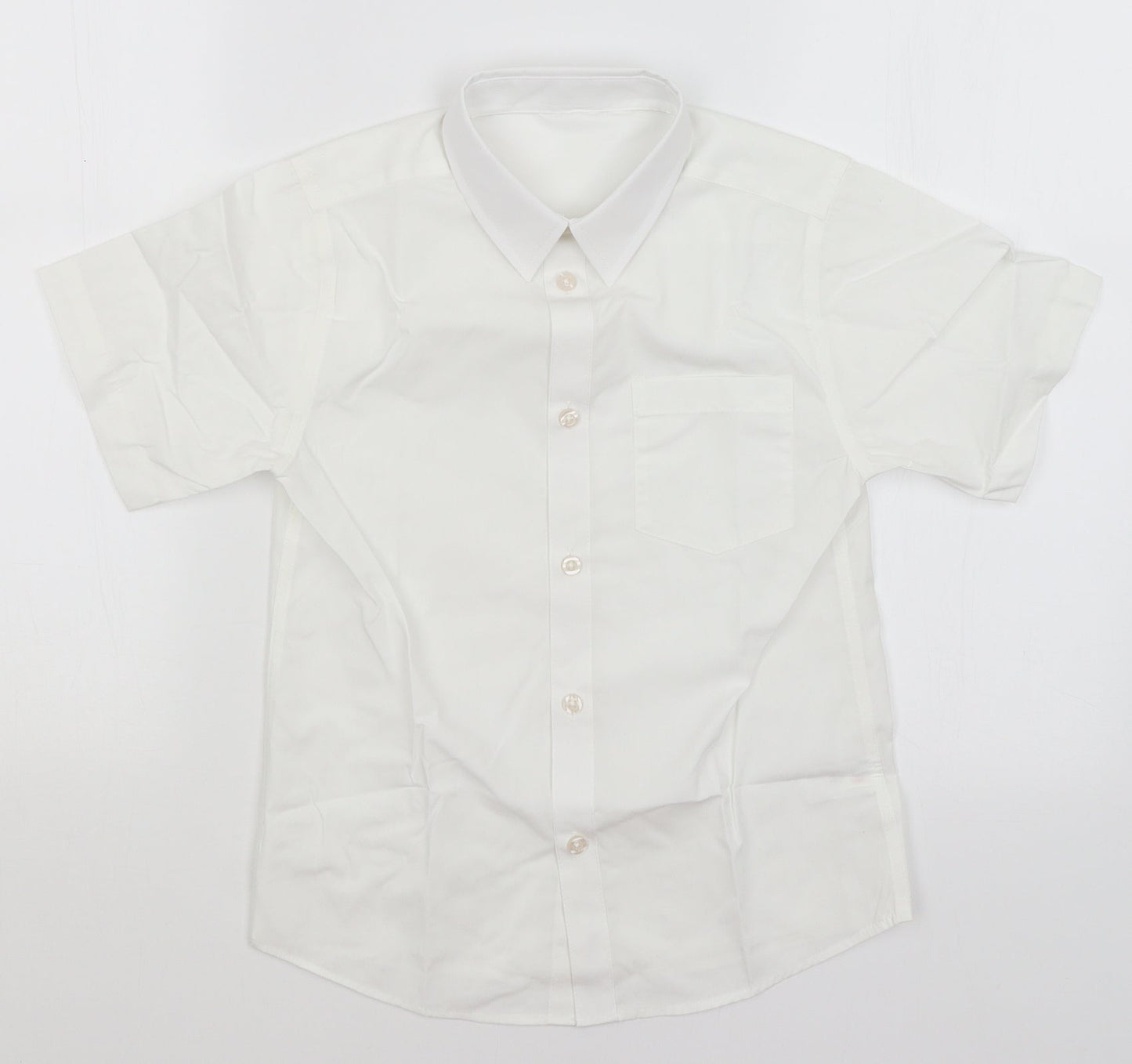 TU Boys White   Basic Button-Up Size 8 Years