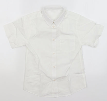 TU Boys White   Basic Button-Up Size 8 Years