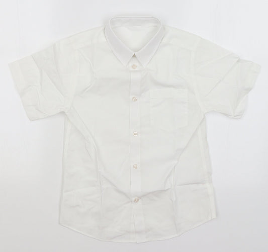 TU Boys White   Basic Button-Up Size 8 Years
