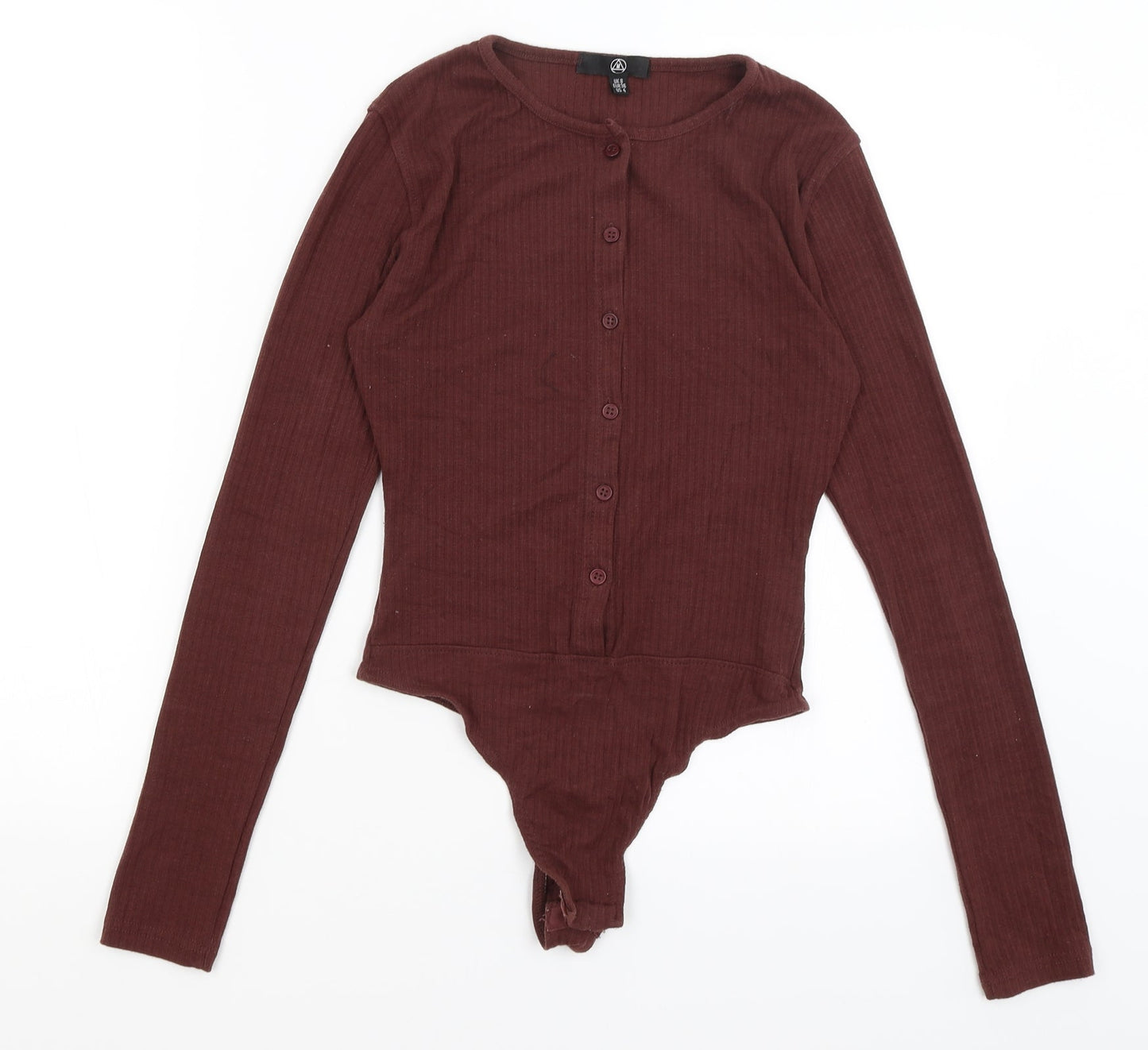 Missguided Womens Red   Bodysuit One-Piece Size 8