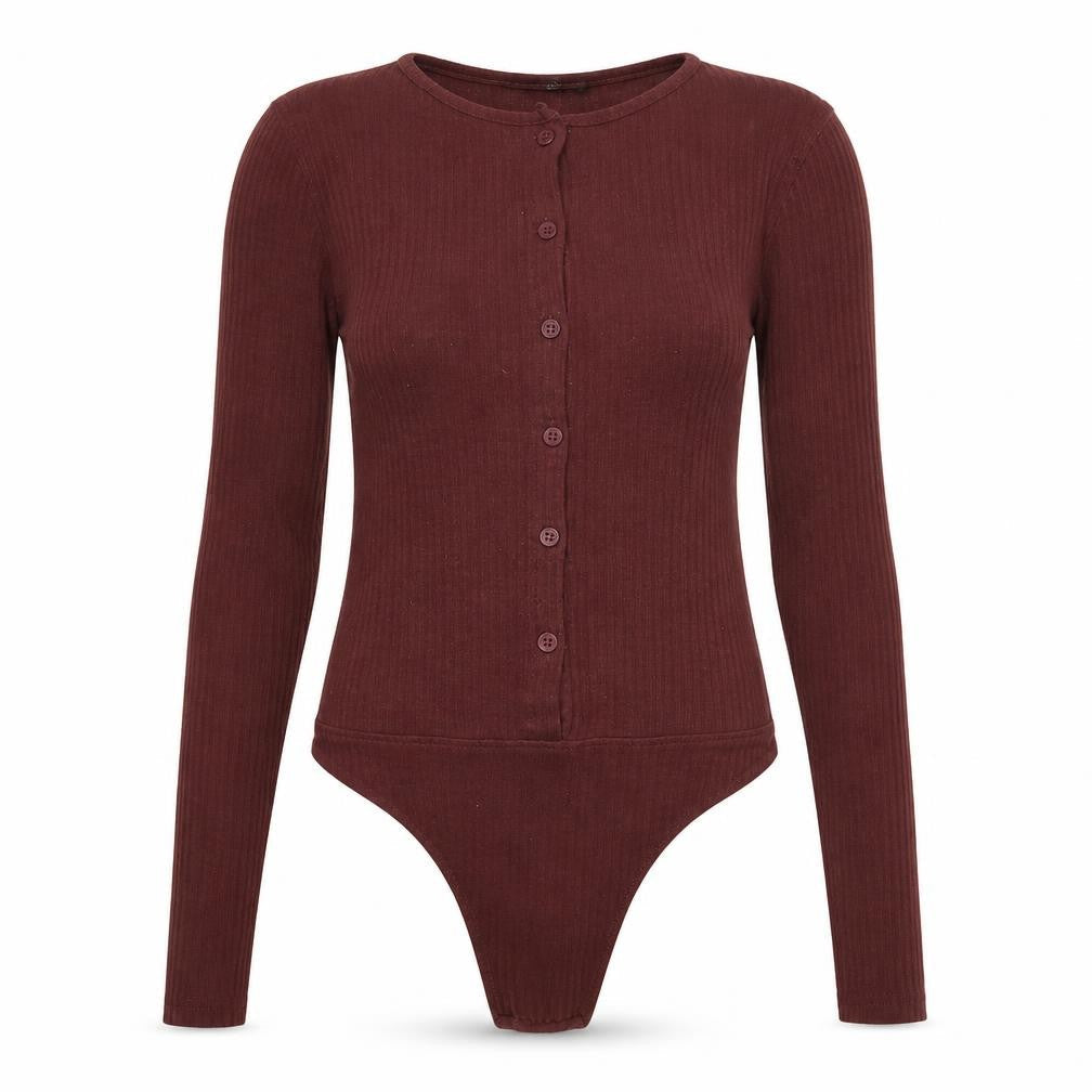 Womens UK Size 8 Missguided One-Piece Red Bodysuit