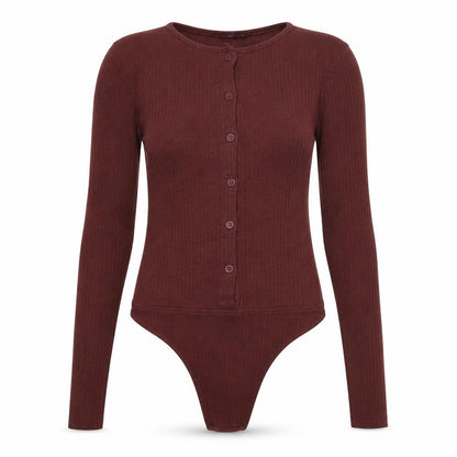 Womens UK Size 8 Missguided One-Piece Red Bodysuit