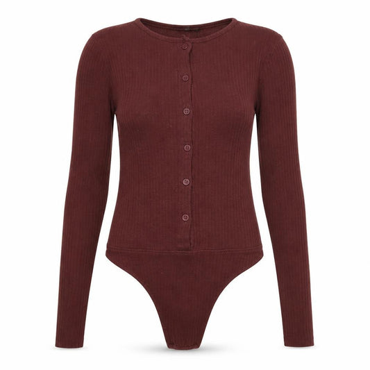 Womens UK Size 8 Missguided One-Piece Red Bodysuit