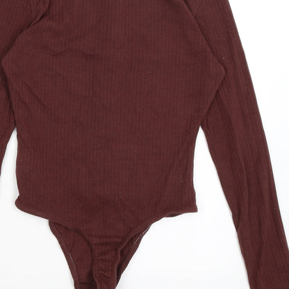 Missguided Womens Red   Bodysuit One-Piece Size 8