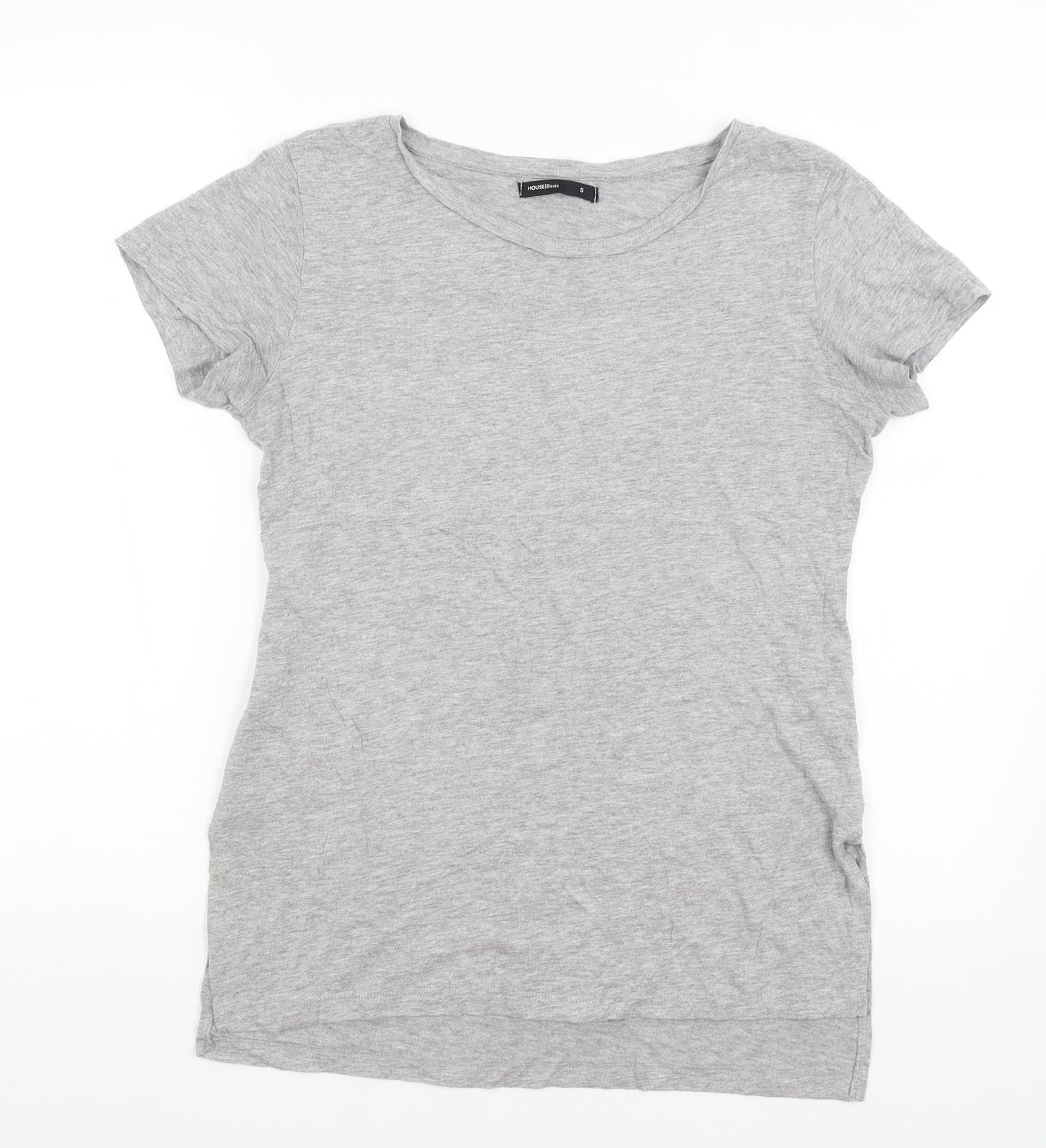 Womens UK Size S House Grey Basic T-Shirt