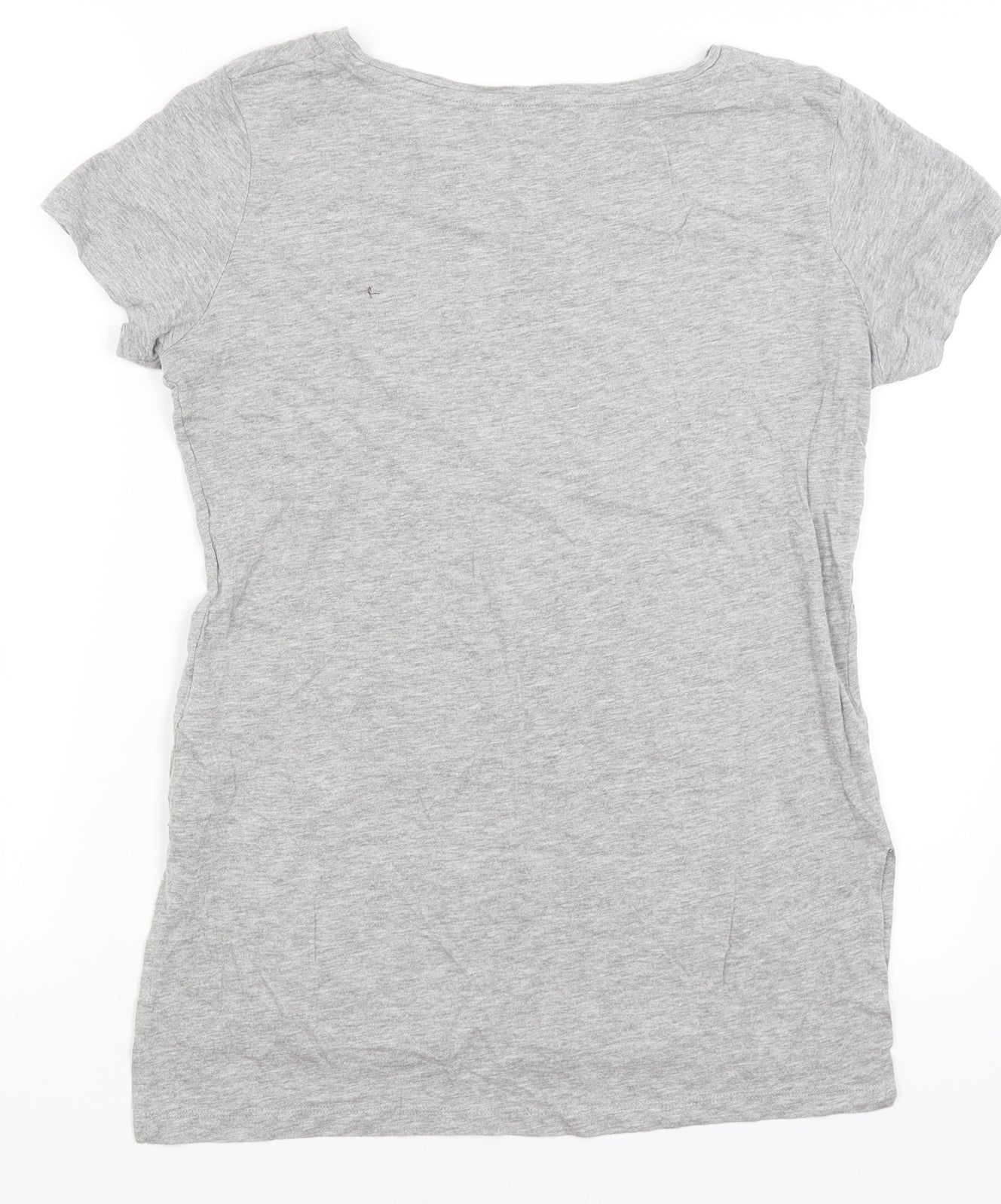 Womens UK Size S House Grey Basic T-Shirt