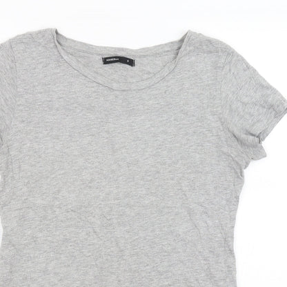 Womens UK Size S House Grey Basic T-Shirt