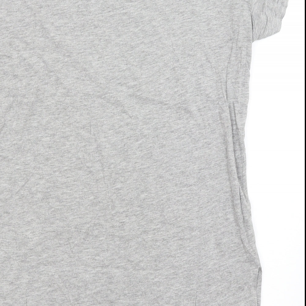 Womens UK Size S House Grey Basic T-Shirt