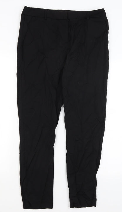TU Womens Black   Trousers  Size 14 L27.5 in