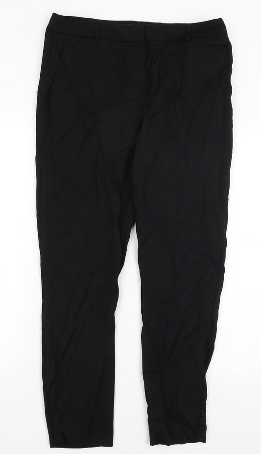 TU Womens Black   Trousers  Size 14 L27.5 in