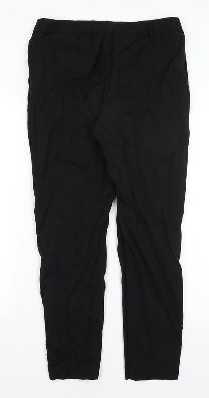 TU Womens Black   Trousers  Size 14 L27.5 in