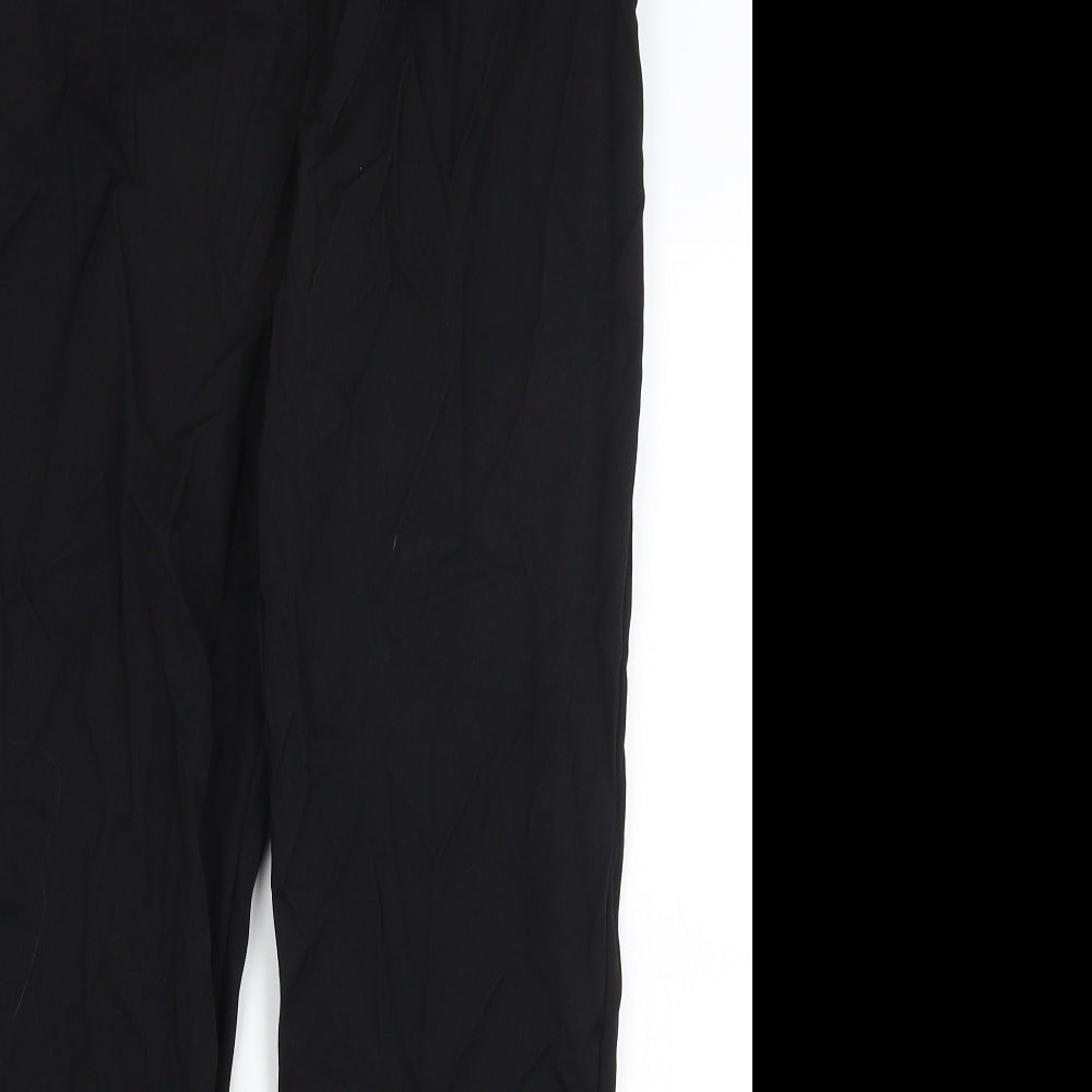 TU Womens Black   Trousers  Size 14 L27.5 in