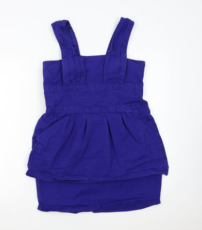 Warehouse Womens Blue  Corduroy Bodycon  Size 16