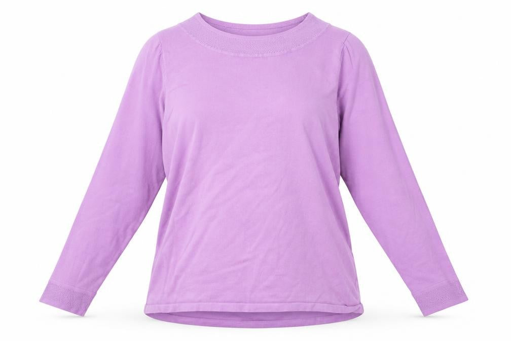 Womens UK Size L Preworn Purple Pullover Jumper
