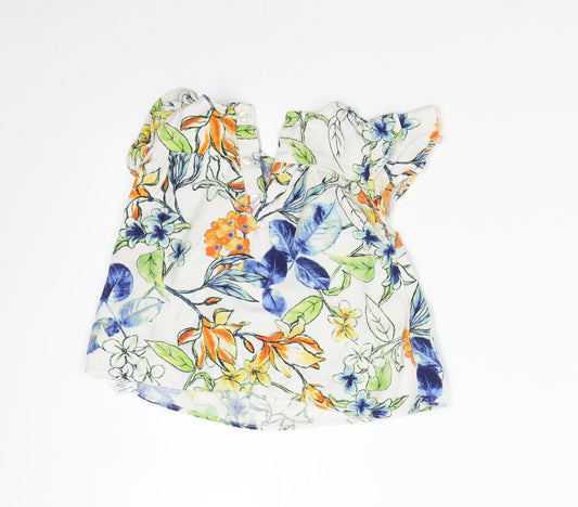 Nutmeg Girls Multicoloured Floral  Basic Blouse Size 18-24 Months
