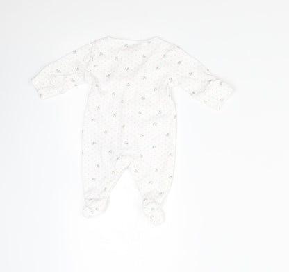 NEXT Baby White Polka Dot  Babygrow One-Piece Size Newborn