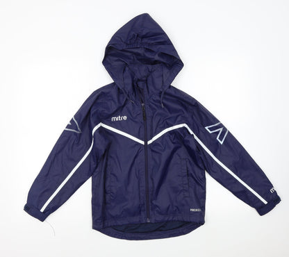 Mitre Boys Blue   Anorak Jacket Size S