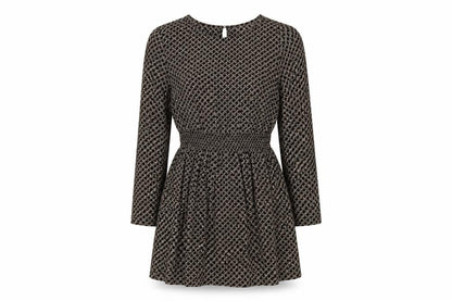 H&M Womens Multicoloured Geometric  Fit & Flare  Size 6