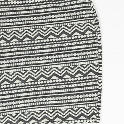 New Look Womens Multicoloured Geometric  Straight & Pencil Skirt Size 6