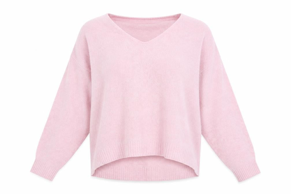 Womens UK Size M H&M Pink Pullover Jumper