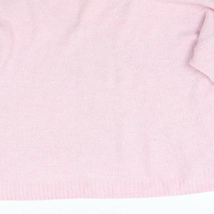Womens UK Size M H&M Pink Pullover Jumper