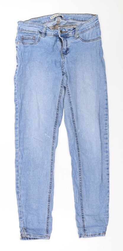 Primark Womens Blue   Skinny Jeans Size 10 L27.5 in