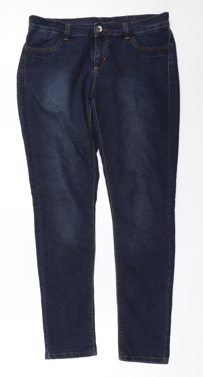 Oasis Womens Blue   Skinny Jeans Size 32 in L30.5 in