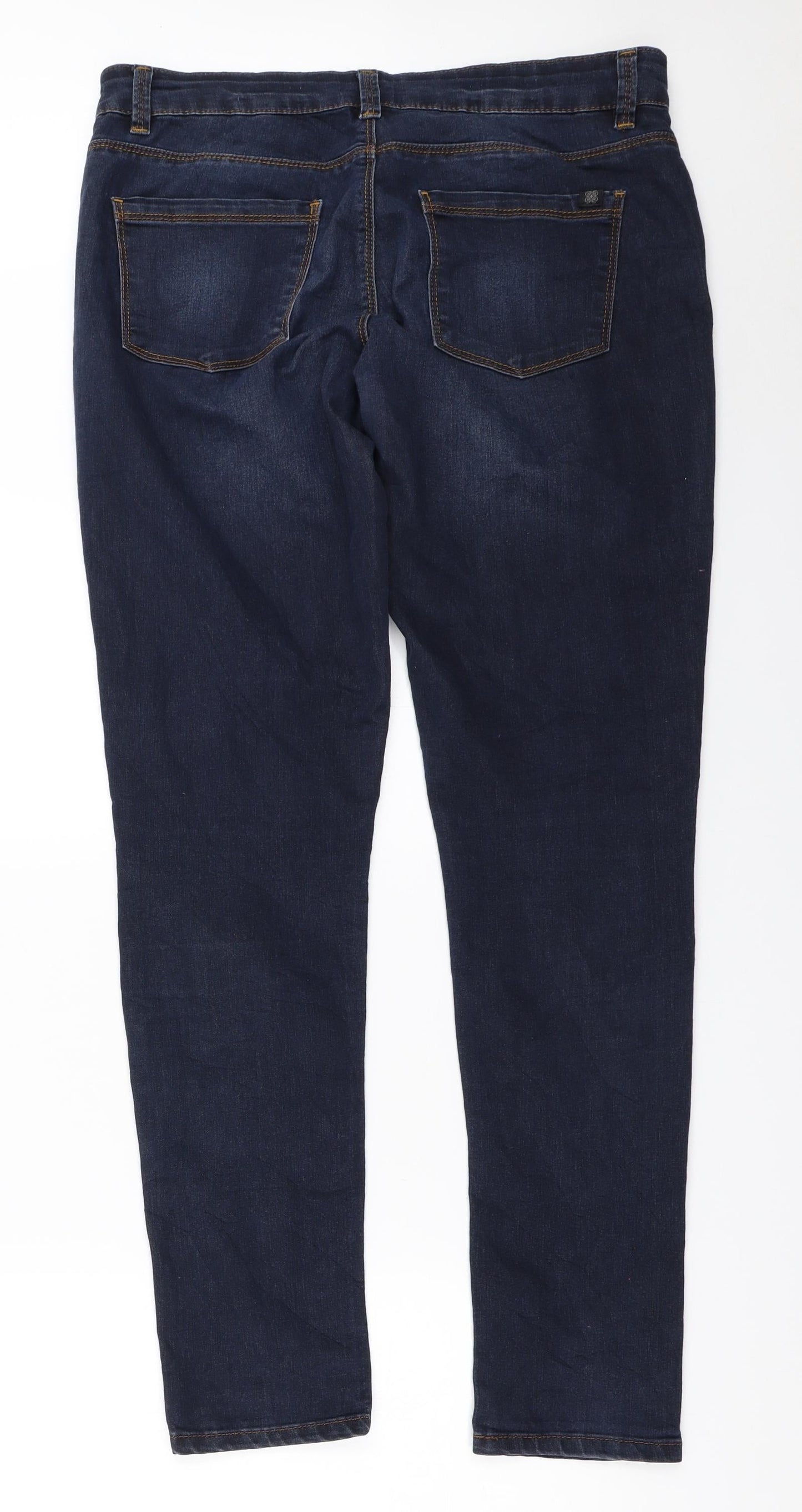 Oasis Womens Blue   Skinny Jeans Size 32 in L30.5 in