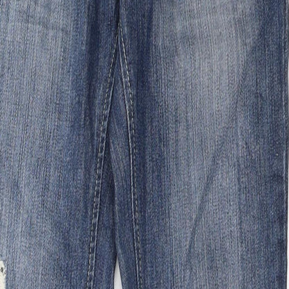 United Colors of Benetton Womens Blue   Straight Jeans Size 40 L30.5 in