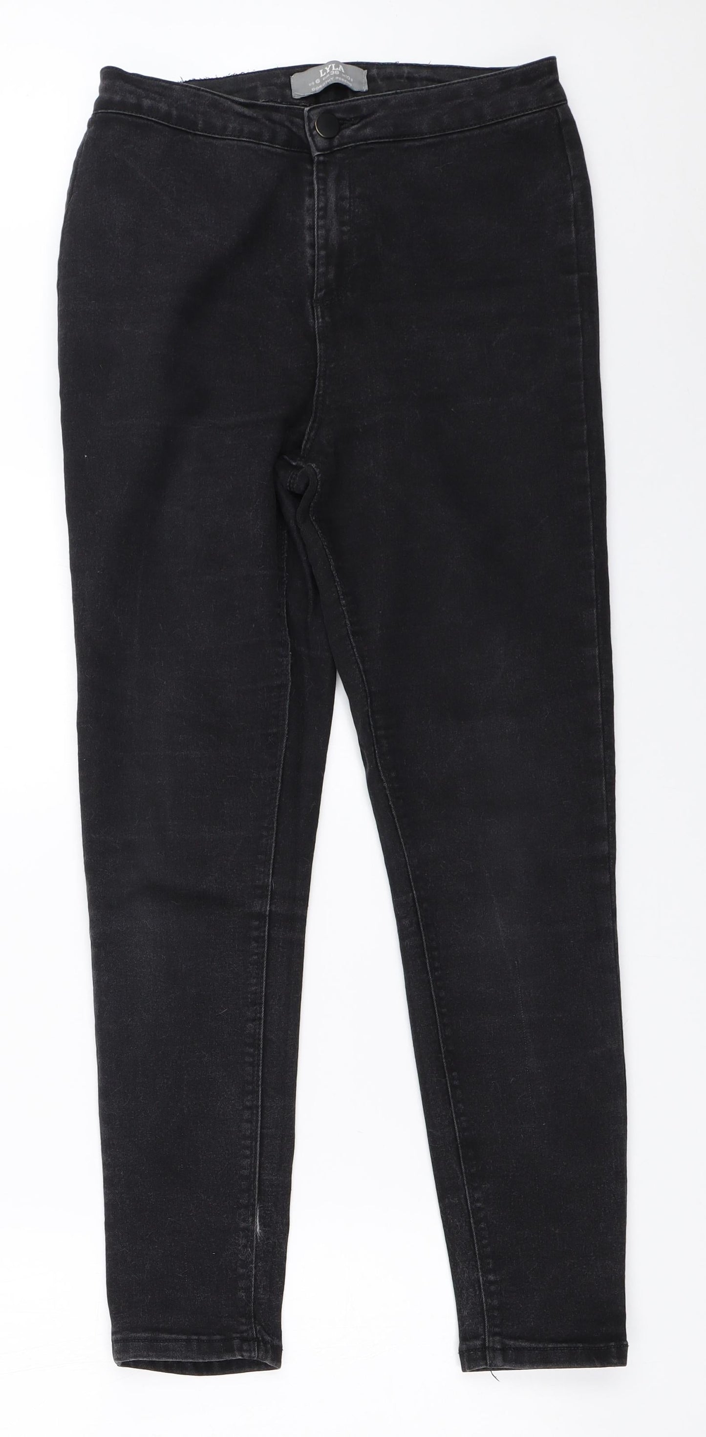 Dorothy Perkins Womens Black   Skinny Jeans Size 10 L27.5 in