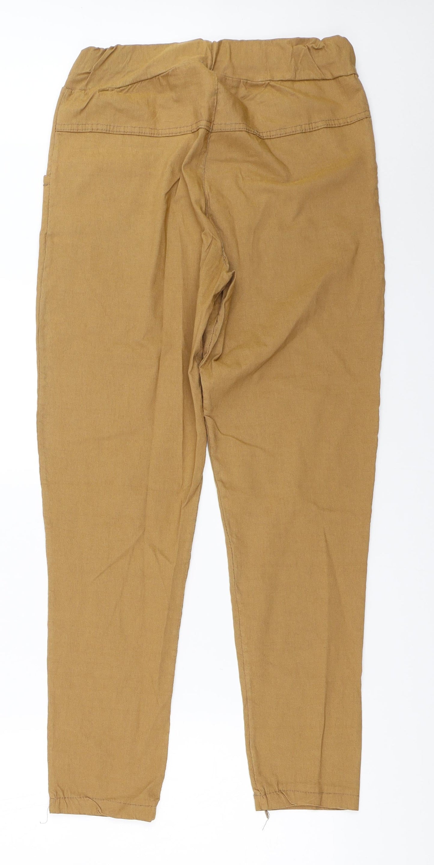 Womens UK Size 28 in Preworn Regular Fit  Beige Trousers