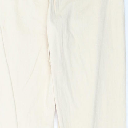 Kley Womens Ivory   Straight Jeans Size 8 L26.5 in
