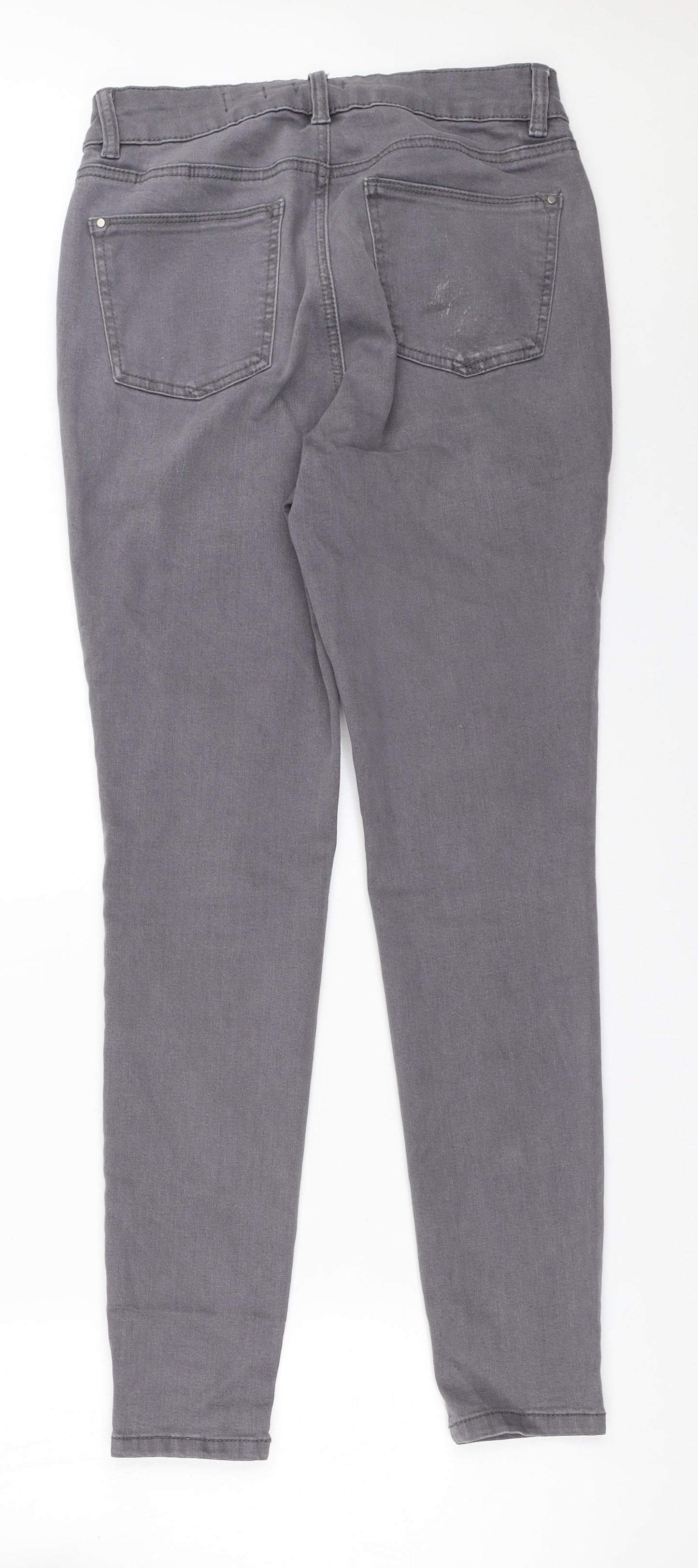 TU Womens Grey   Skinny Jeans Size 8 L28 in