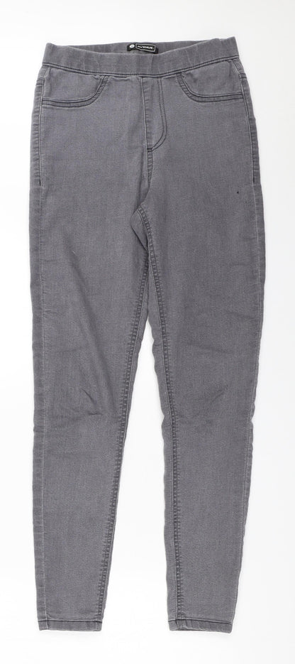 Womens UK Size 10 Avenue Regular Fit Jegging Grey Jeans
