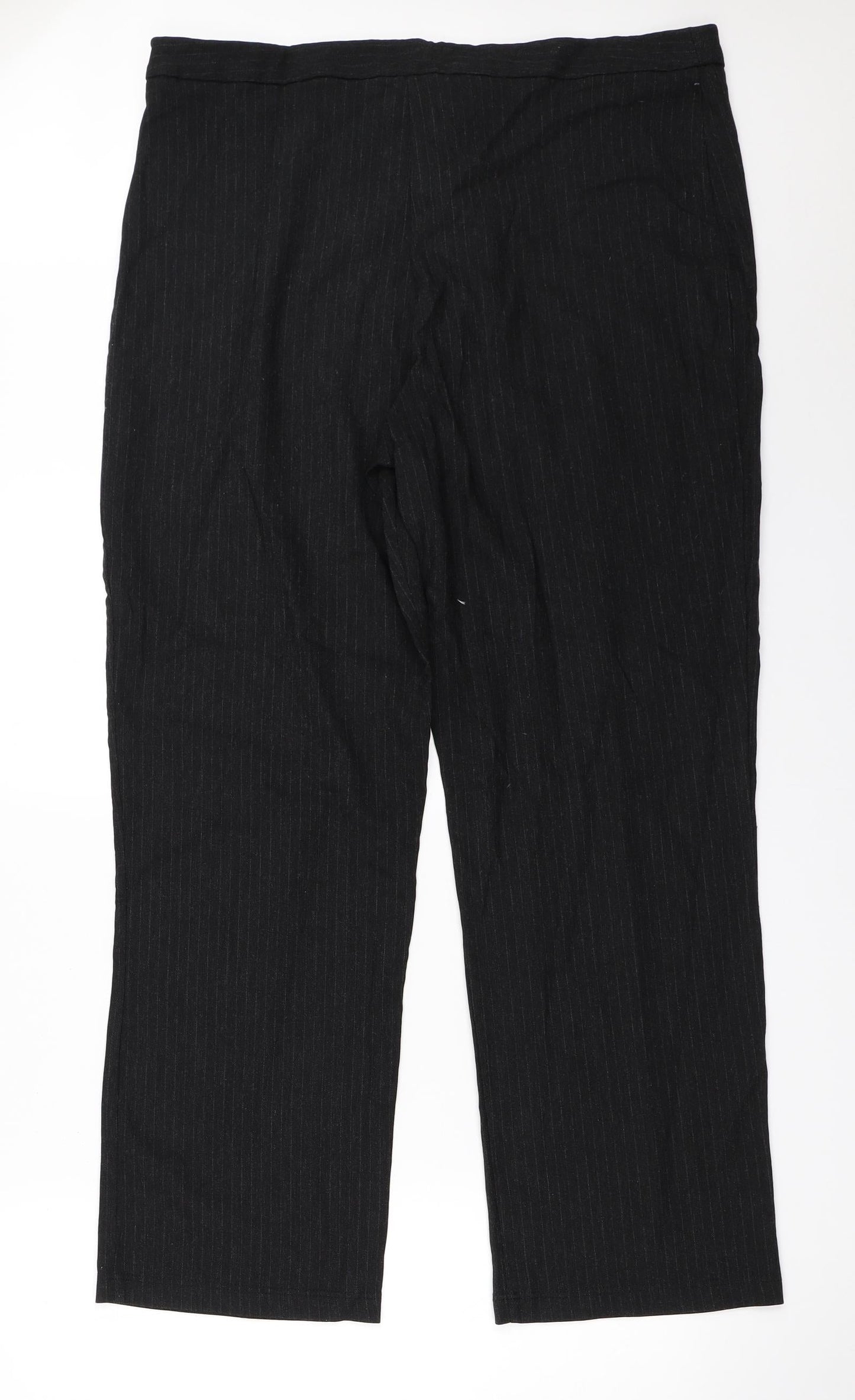 Yessica Womens Black   Trousers  Size 20 L28.5 in