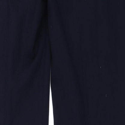 Womens UK Size M Zara Regular Fit  Blue Trousers