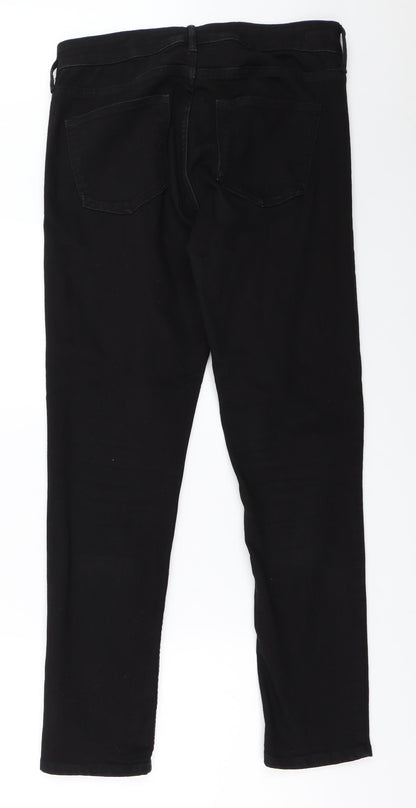 H&M Womens Black   Straight Jeans Size 29 in L29 in