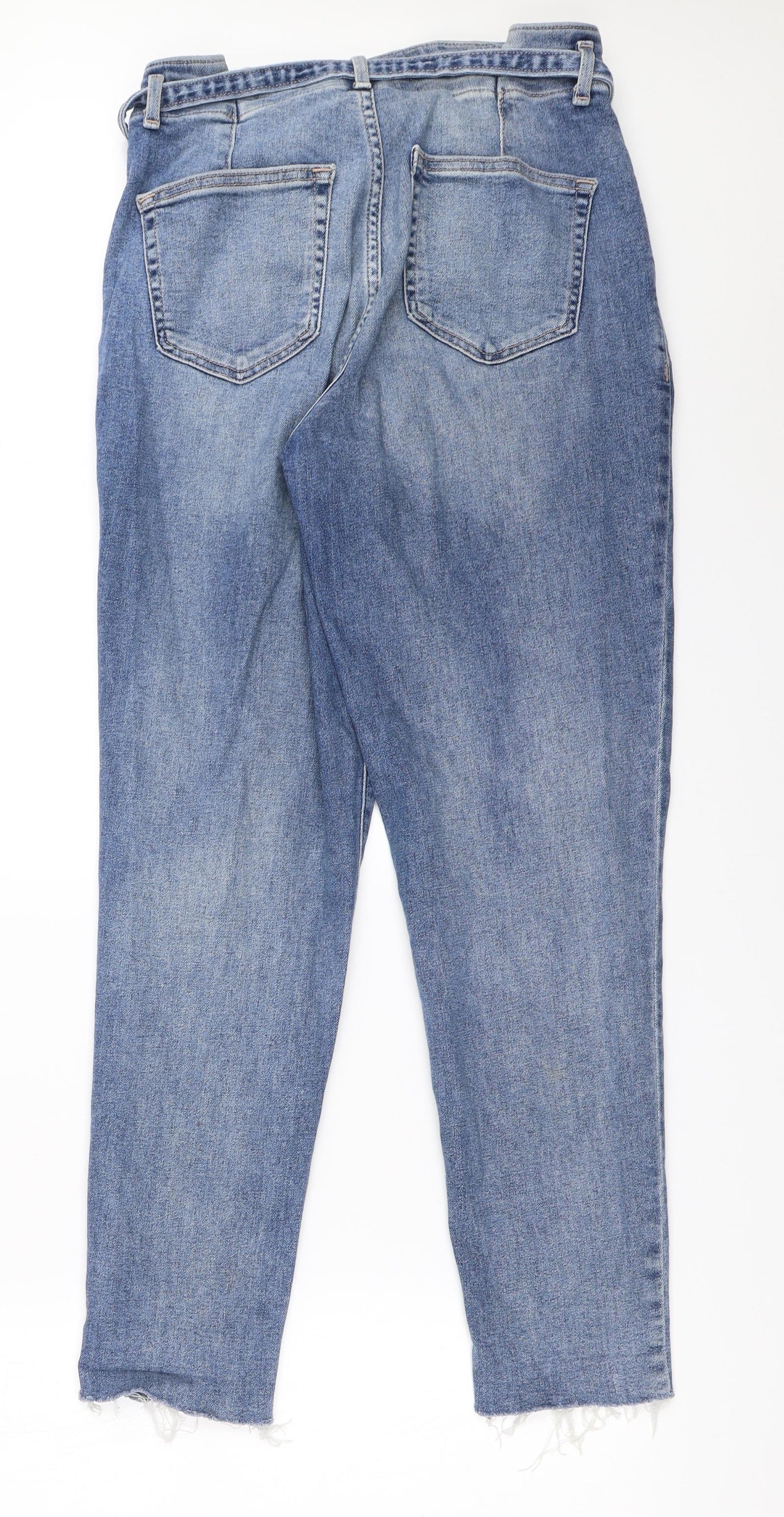 Hollister Womens Blue   Mom Jeans Size 25 in L27 in