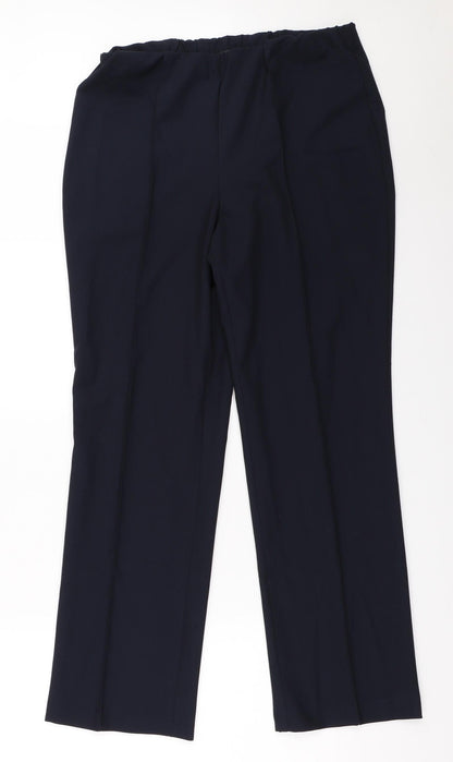 Bonmarché Womens Blue   Trousers  Size 12 L29.5 in