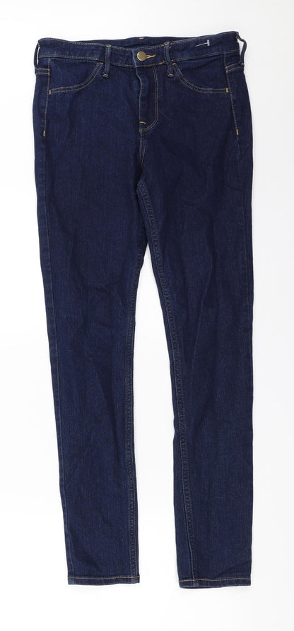 Womens UK Size 26 in H&M Regular Fit Skinny Blue Jeans