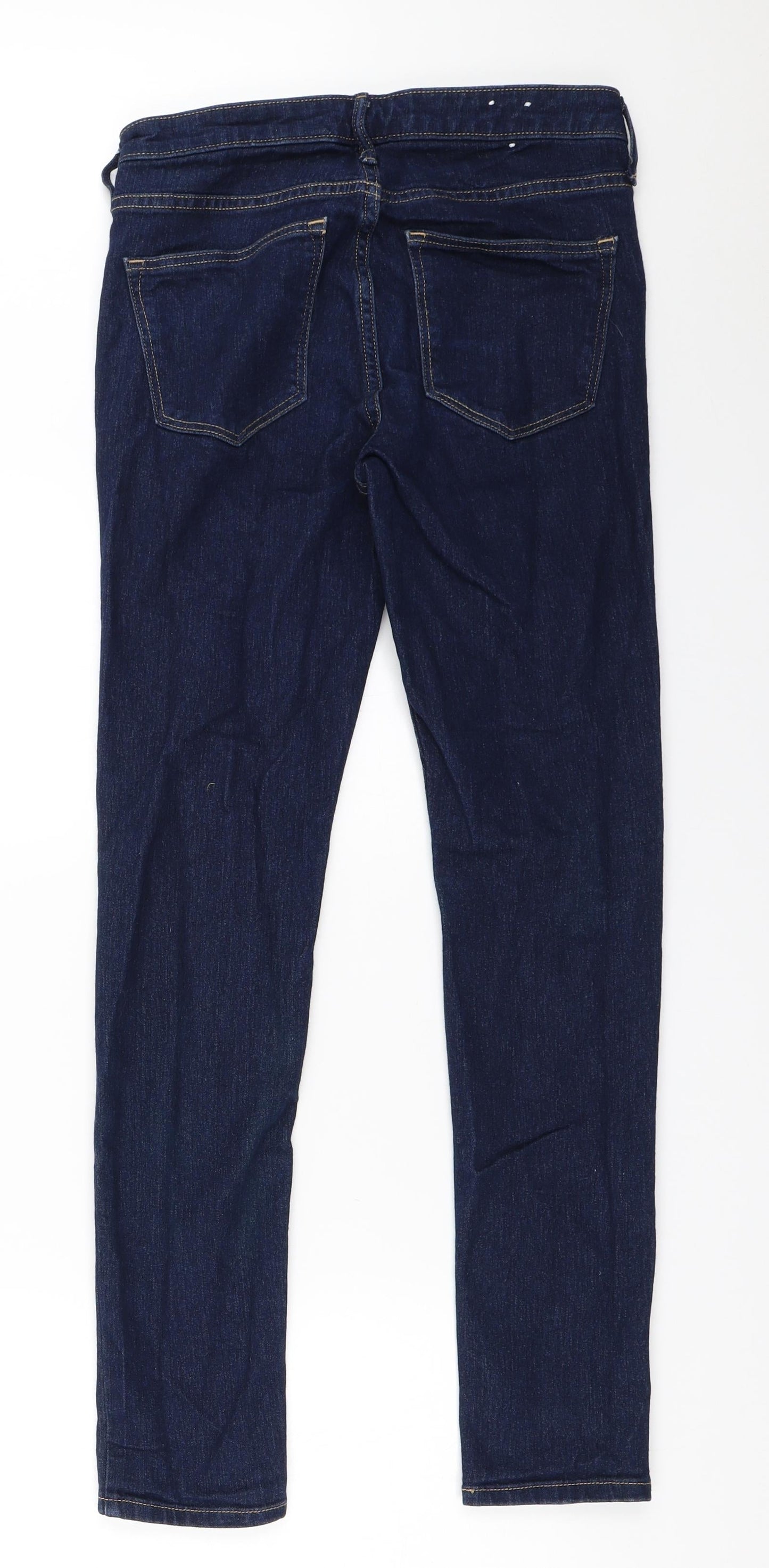 Womens UK Size 26 in H&M Regular Fit Skinny Blue Jeans