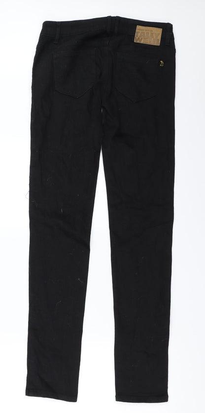 Womens UK Size 36 TALLY WEiJL Regular Fit Straight Black Jeans