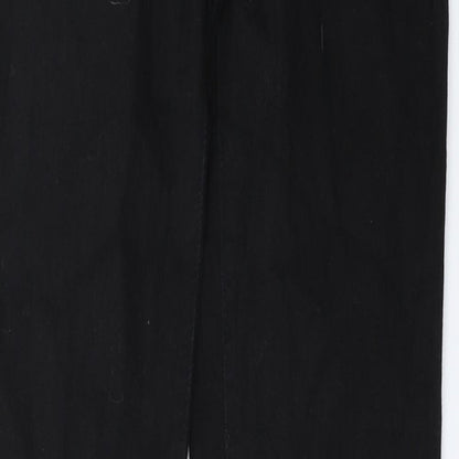 Womens UK Size 36 TALLY WEiJL Regular Fit Straight Black Jeans