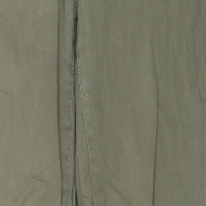 Womens UK Size 38 H&M Regular Fit Skinny Green Jeans