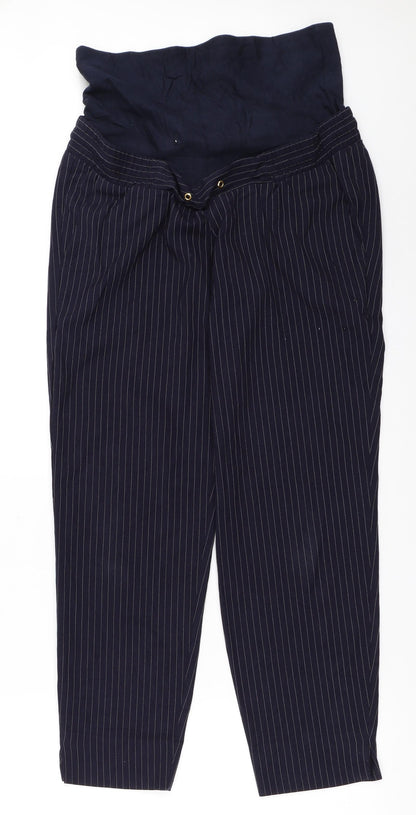 Womens UK Size 36 H&M Regular Fit  Blue Trousers